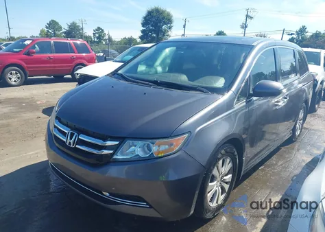 2015 Honda Odyssey Ex-L from USA, damaged, VIN 5FNRL5H6XFB011604